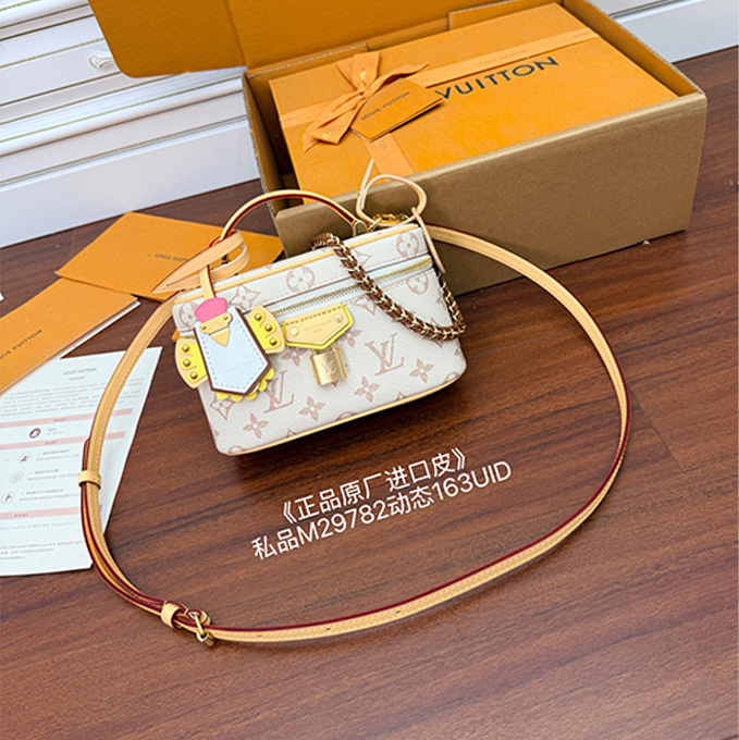 lv louis vuitton monogram vanity case bag #m29782